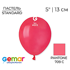 GEMAR-ДЖ 5" A50 005 Пастель Червоний | Standard Red