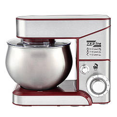 Кухонний міксер-тестоміс 3в1 3500Вт 6л з металевою чашею Zepline ZP-105 червоний