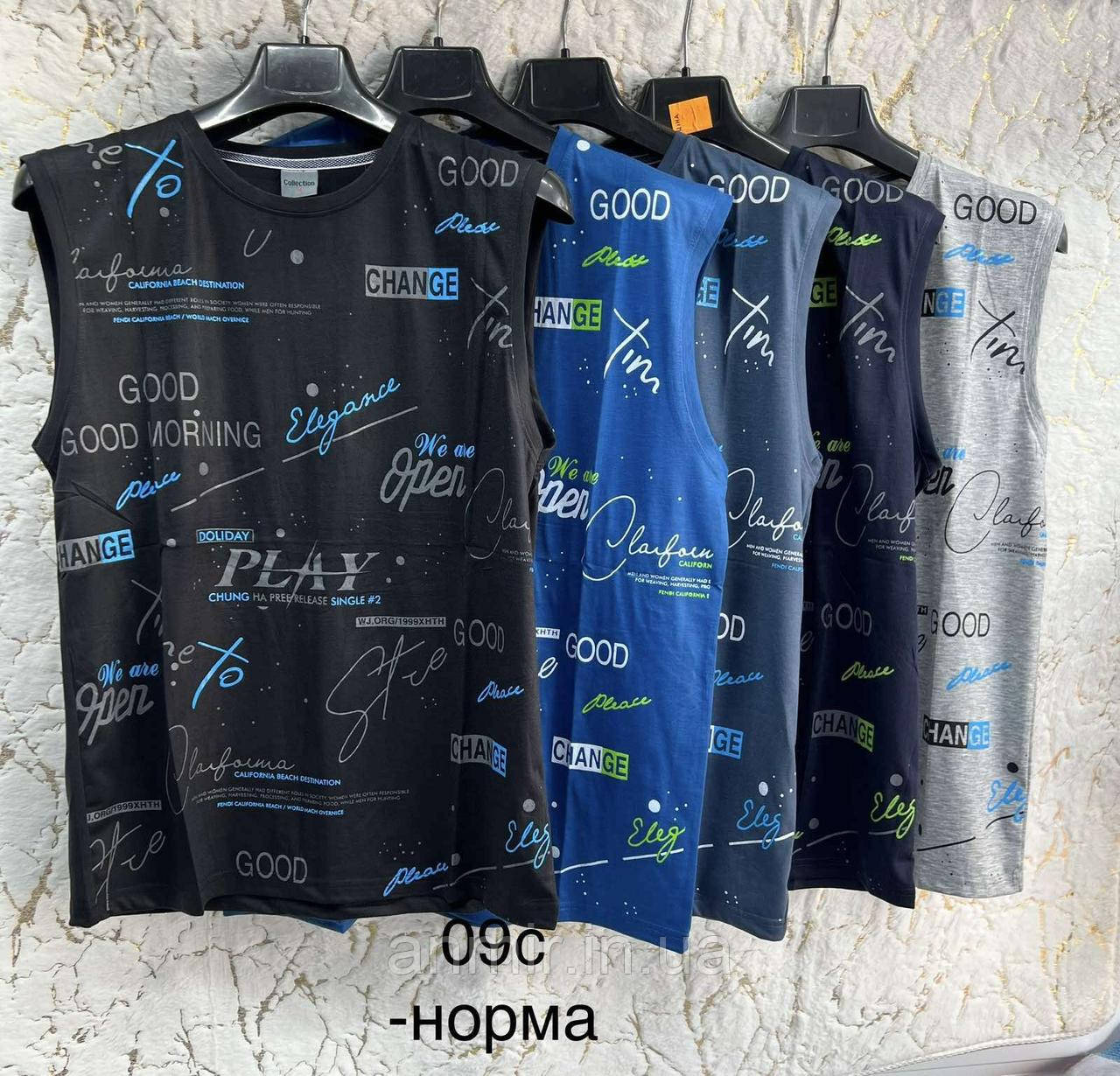 Безрукавка трикотажна чоловіча норма 48-52, кольору міксом
