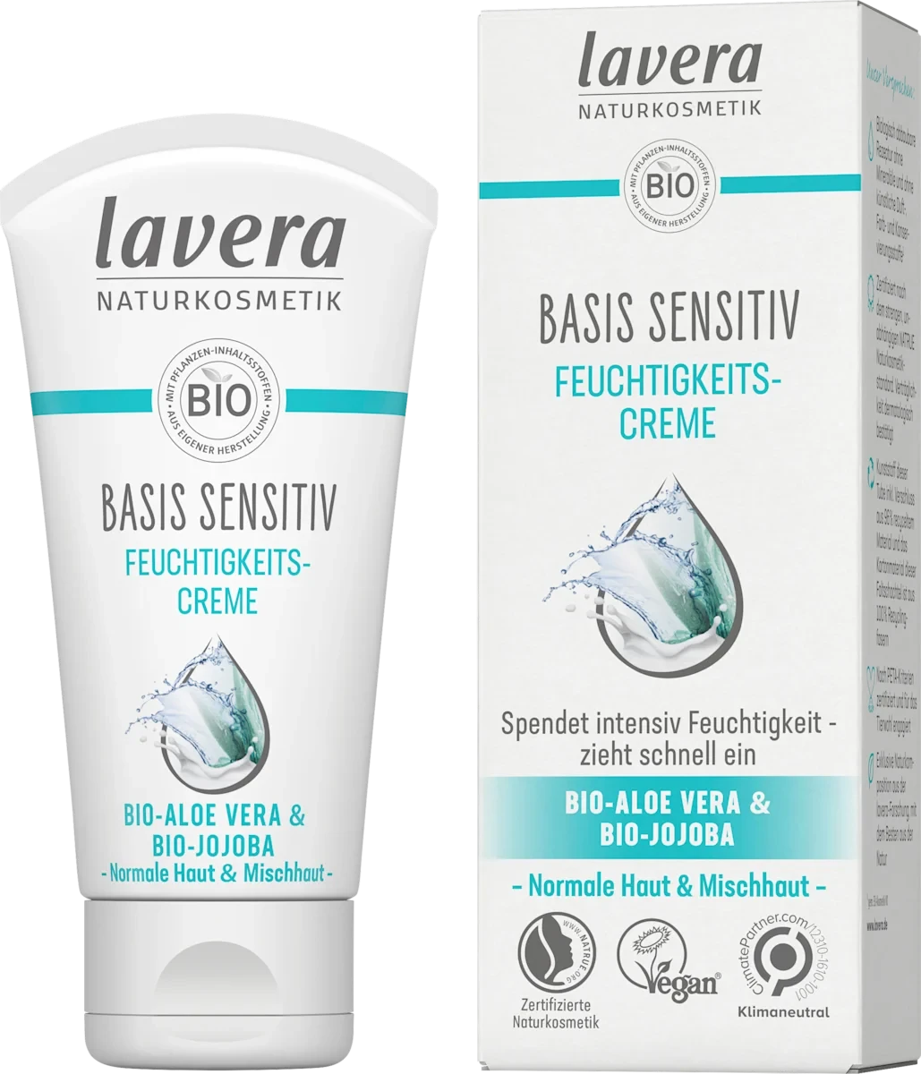 Крем для обличчя Lavera NATURKOSMETIK Basis Sensitiv, 50 мл, фото 1