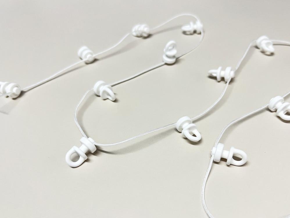 FES бігунок глайдер крок 6 см білий, фото 1