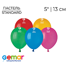 GEMAR-ДЖ 5" A50 Пастель Асорті | Classic Assorted (100шт)