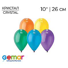 GEMAR-ДЖ 10" G90 Кристал Асорті | Crystal Assorted (100шт)