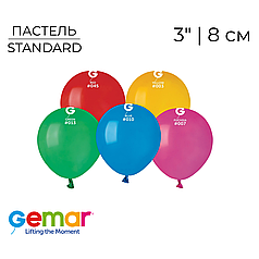 GEMAR-ДЖ 3" PT20 Пастель Асорті | Standard Assorted (100шт)
