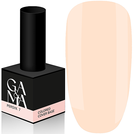 Кольорова база GaMa Cover Base №007 persyk, 15 мл персиково-молочна, фото 1