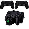 Набір девайсів для PS4 комплект джойстиків + зарядний пристрій для джойстиків PS4 V2 Чорний, фото 2