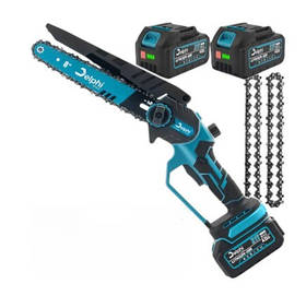 Акумуляторна міні-пила 6 дюймів DELPHI PRO, пила з двома акумуляторами