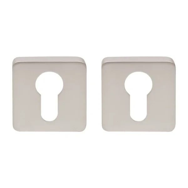 Накладка кл M&T Rosettes cylindrical 47x47 Sni 000535 мат.нікель, фото 1