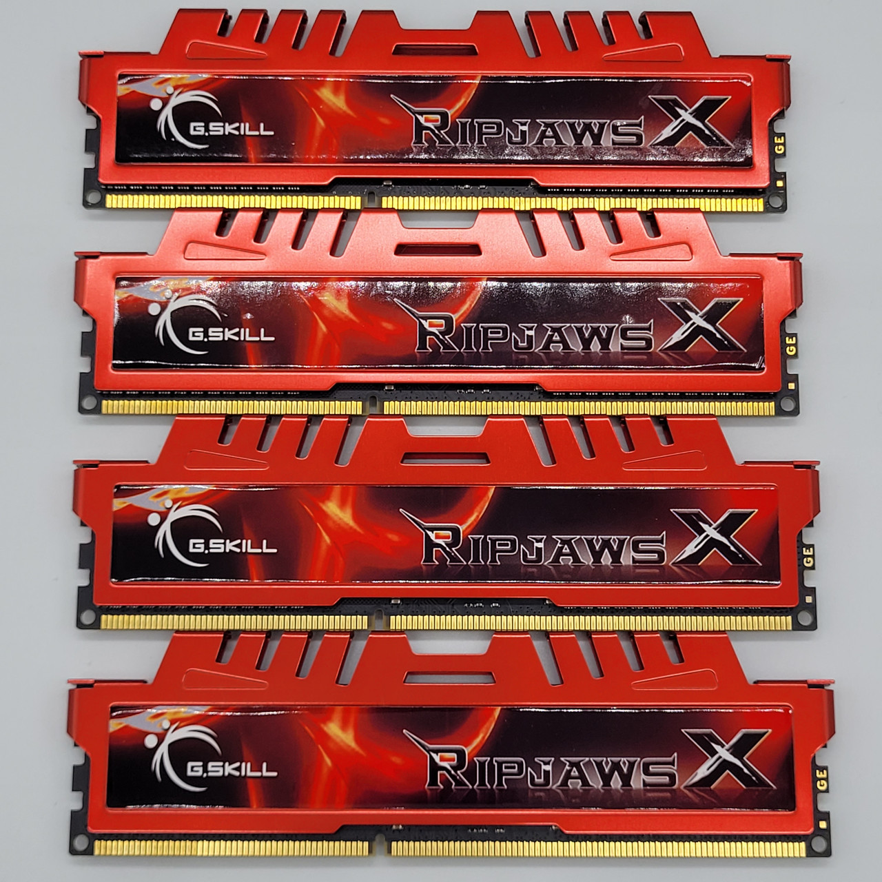 Комплект оперативної пам'яті G.Skill RipjawsX DDR3 16Gb (4x4Gb) 1600MHz PC3-12800U CL9 (F3-12800CL9Q-16GBXL) Б/В