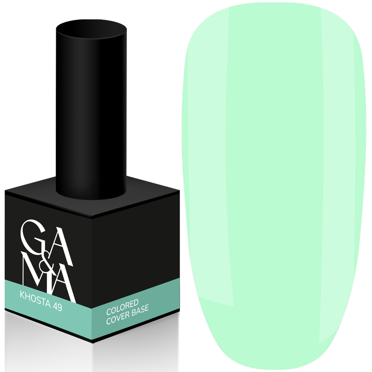 Кольорова база GaMa Cover Base №049 Khosta, 15 мл бірюзова