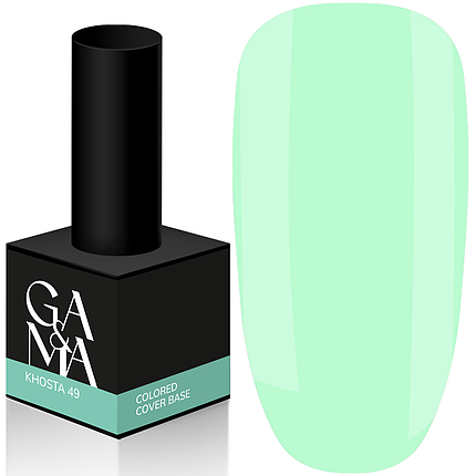 Кольорова база GaMa Cover Base №049 Khosta, 15 мл бірюзова, фото 1