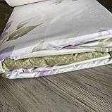 Євро комплект постільної білизни 180*200+20см з простирадлом на гумці Постільна білизна з фланелі євро розмір, фото 3