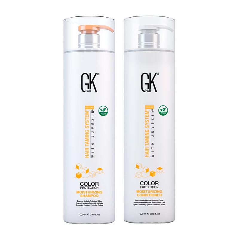 Набір GKhair Global Keratin Moisturizing зволожуючі шампунь та кондиціонер 1000 + 1000 мл