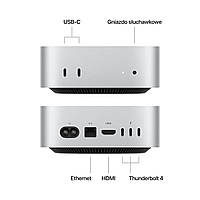 Міні ПК Apple Mac Mini 2024 M4 16GB RAM 512GB SSD macOS , Гарантія