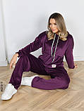 4310-11 Спортивний костюм жіночий велюр норма (3 од: 44,46,48), фото 4