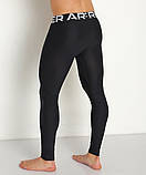 Лосини легінси Under Armour HeatGear Armour Print Leggings Black/Halo Gray, фото 4