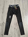 Лосини легінси Under Armour HeatGear Armour Print Leggings Black/Halo Gray, фото 5