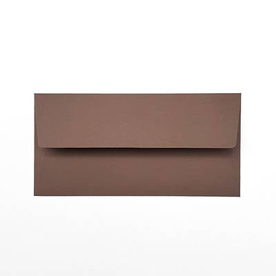 Конверт 220x110 мм, колір мокко, КОМПЛЕКТ 10 шт.