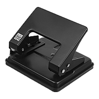 Дирокол для паперу, канцелярський дирокол (20 аркушів, металевий , чорний) Buromax Jobmax BM.4040-01