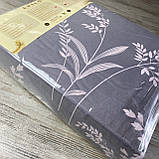 Сімейний комплект постільної білизни з простирадлом на резинцы з фланелі, дві підковдри, фото 2