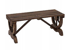 Садова лавка на колесах 98 см