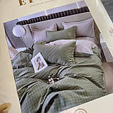 Полуторний комплект постільної білизни із простирадлом на гумці 150*220см. Постільна білизна з фланелі, фото 2