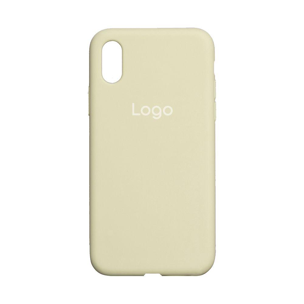 Чохол Silicone Case Full Size (AA) для iPhone Xs Max Колір 51.Mellow Yellow, фото 1