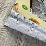 Сімейний комплект постільної білизни з простирадлом на резинцы з фланелі, дві підковдри, фото 2