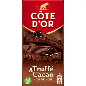 Шоколад Cote D'Or Noir Truffe Cacao 190g