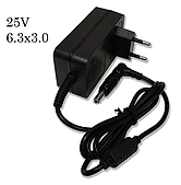 Зарядний пристрій 25V 0.45A 6.3x3.0мм для пилососа Philips FC6163, FC6164, FC6167, FC6168, FC6169, FC6402, FC6405