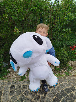 Стіч плюшева іграшка Stitch 160cм плюшевий звіряток із мультфільму для дітей тренд-подарунок для дітей і дорослих Білий із блакитним