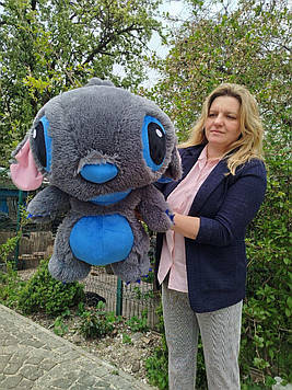 Стіч плюшева іграшка Stitch 160cм плюшевий звірок із мультфільму для дітей тренд-подарунок для дітей і дорослих Темно-синій