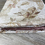 Сімейний комплект постільної білизни з простирадлом на резинцы з фланелі, дві підковдри, фото 7