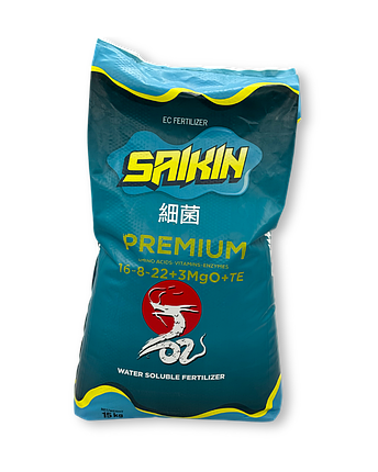 Добрива Saikin Premium 16-8-22+3MgO+ME+EAV 15 кг, фото 1