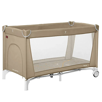 Манеж дитячий CARRELLO Piccolo CRL-18101 Sand Beige (Карелло Піколо) 125х65х79 см