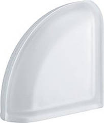 Кутовий спеціальний склоблок Neutro TER Curvo sat O,Т без кольору 190х190х80 мм серія Design