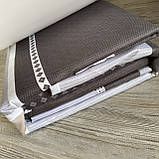 Євро комплект постільної білизни 180*200+20см з простирадлом на гумці Постільна білизна з фланелі євро розмір, фото 3