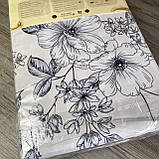 Сімейний комплект постільної білизни з простирадлом на резинцы з фланелі, дві підковдри, фото 3