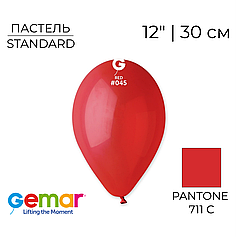 GEMAR-ДЖ 12" G110 045 Пастель Червоний | Standard Red