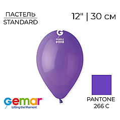 GEMAR-ДЖ 12" G110 008 Пастель Фіолетовий | Standard Purple