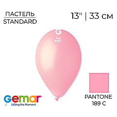 GEMAR-ДЖ 13" G120 057 Пастель Рожевий | Standard Pink
