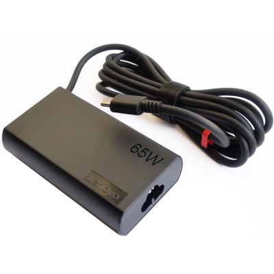 Блок живлення до ноутбуку Lenovo 65W 20V/3.25A, 15V/3A, 9V/3A, 5V/3A, USB Type-С Slim-корпус (02DL152 / A40375), фото 1