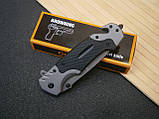 Ніж складаний кишеньковий Browning АК 50 склобій стропоріз 23 см, фото 8