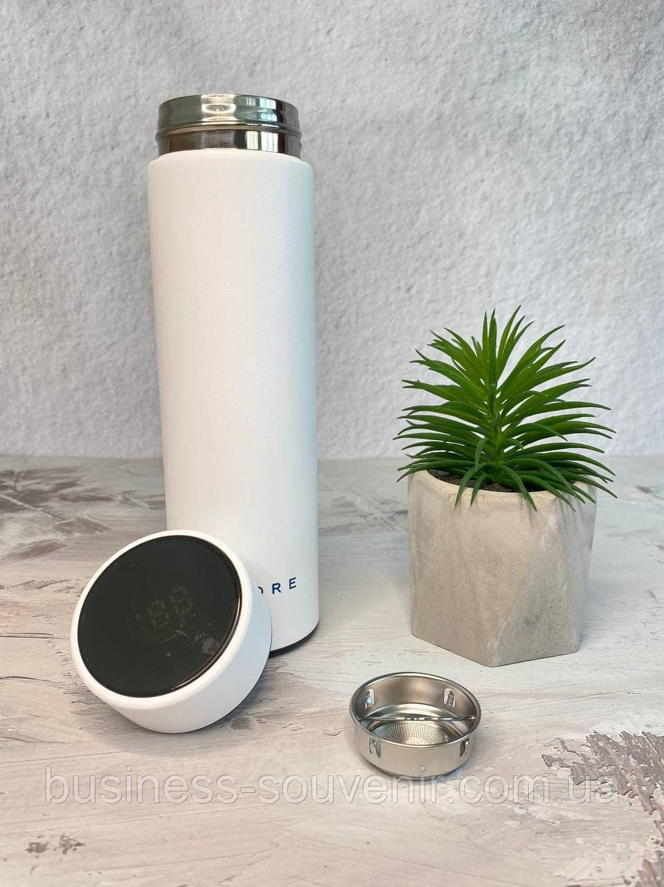 Термоси під логотип з індикатором температури, фото 1