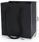 Подарункова коробка для браслетів і годинників чорна. Стильний футляр із подушечкою й упаковкою, фото 5