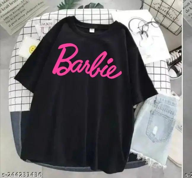 Стильна жіноча футболка з принтом "Barbie",Барбі