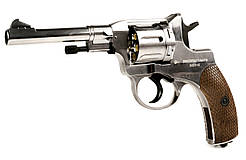 Пневматичний револьвер Borner Наган NGT Silver BB