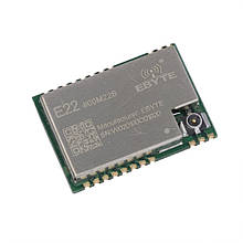 Беспроводной SMD приемопередатчик E22-900M22S (Ebyte) SPI module on chip SX1262 868/915 MHz SMD