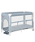 Манеж дитячий CARRELLO Porta CRL-18103 Ash Grey (Карелло Порта), дворівневе дно, 125х65х79 см, фото 3
