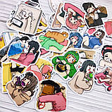 Комплект фігурних стікерів в аніме стилі (30 шт), фото 2